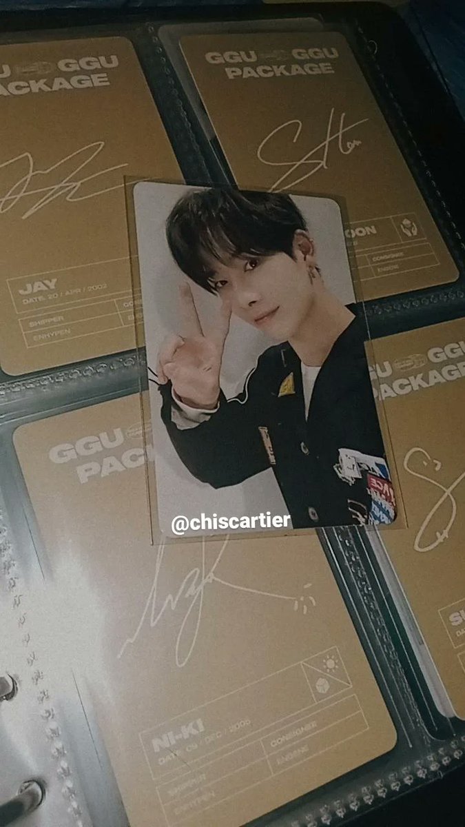chiscartier's tweet photo. wts lfb ph
#chiscartier

ni-ki ggu ggu 2022 rpc
₱650 + pf ( ₱15)
- payo / 2 days dop
- metro manila
- gcash / ggx
- mint condition ( kakaunbox ko lang)
- metro manila

reply / dm to claim

# enhypen ni-ki ggu ggu rpc tingi 2022 https://t.co/ULtPDqq7N7