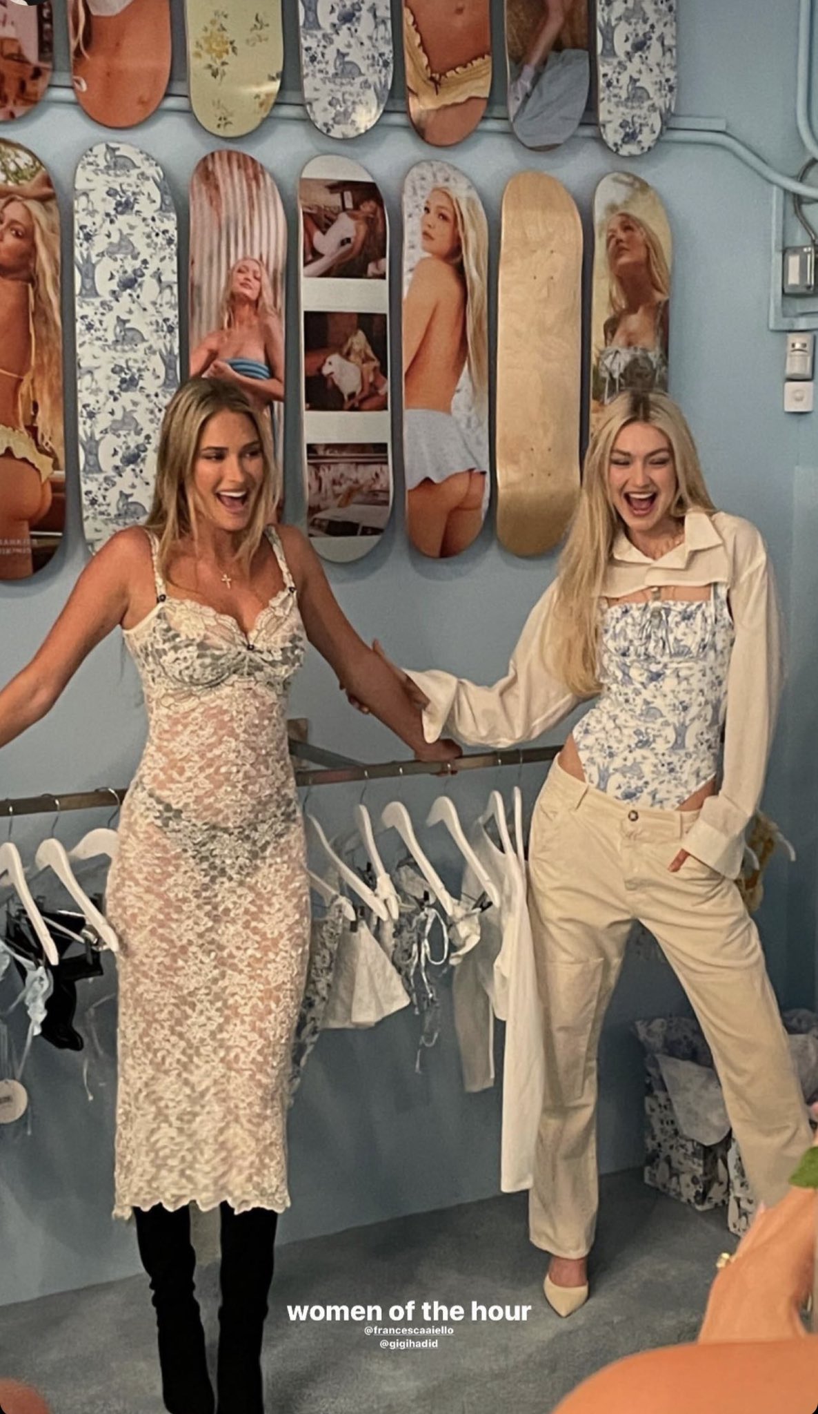 Gigi Hadid News on Twitter: "Gigi Hadid with Francesca Aiello at the