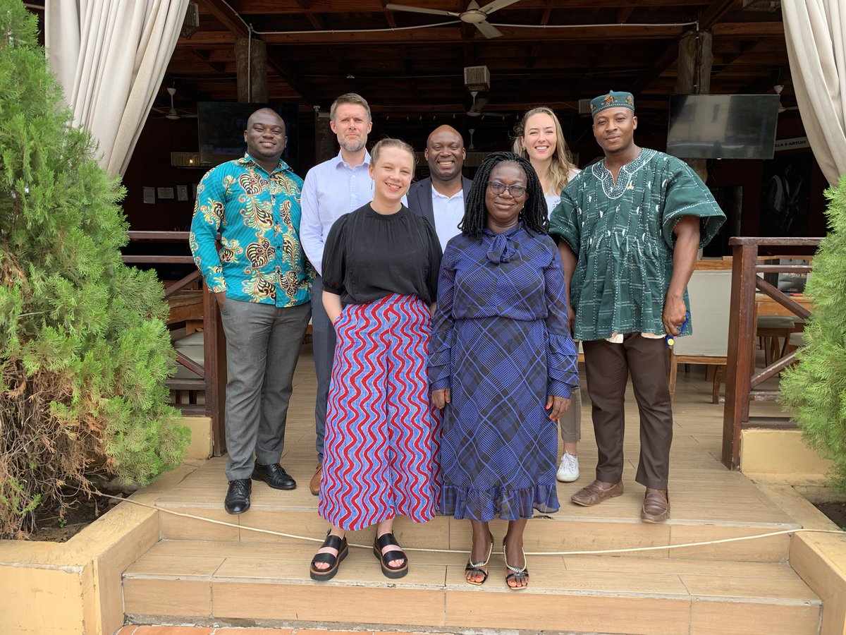 larajoyk's tweet photo. Hard to believe that the goodbyes are starting! 👋😥 Team lunch to reminisce (including some fabulous impersonations) and plan world domination 💪🏼 #politicalteam 🇬🇧 🇬🇭 @UKinGhana https://t.co/Aykl6wgx5m