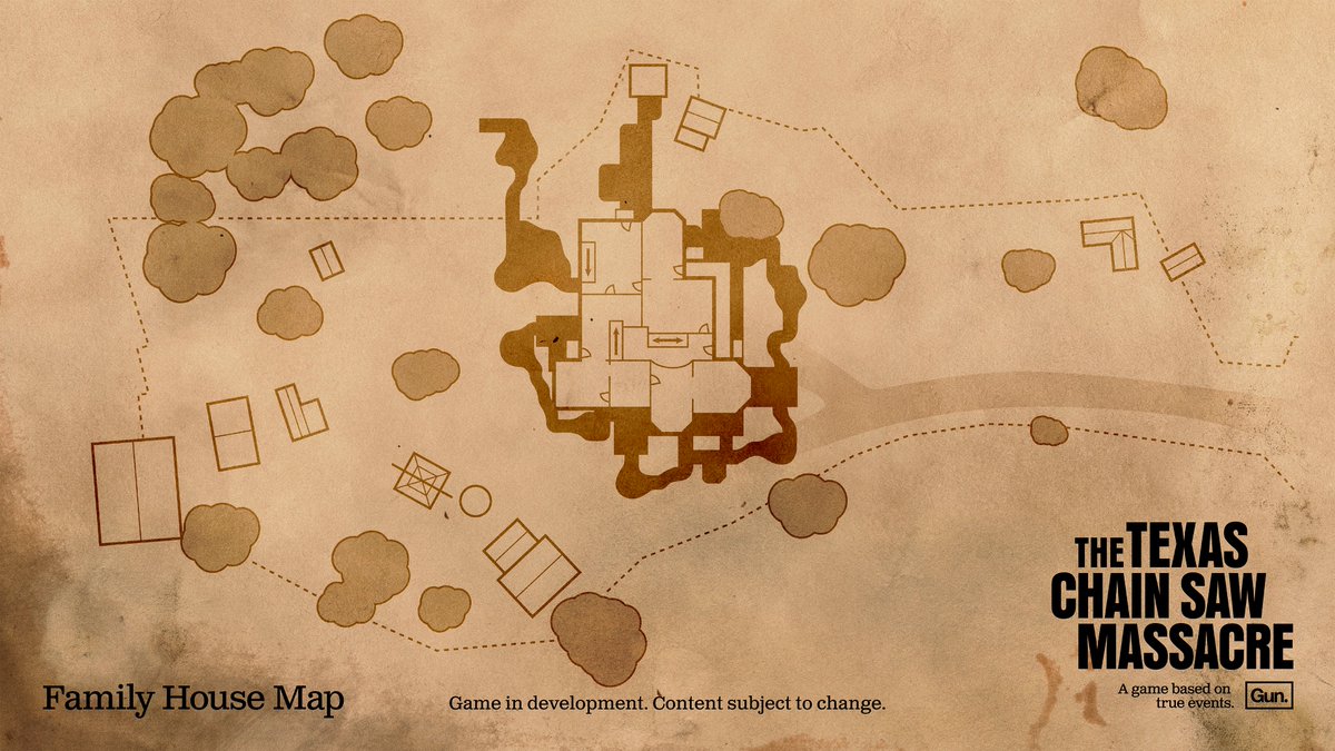 You've seen the screenshots, you've seen the side by side. Now take a closer look at the playable space on The Family House map in The Texas Chain Saw Massacre.

Stay tuned all this week for a look at The Gas Station and Slaughterhouse, as well as an upcoming Hub post!