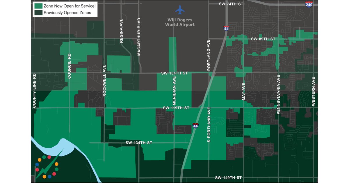 OecFiber's tweet photo. ⚡️ NEW WEEK, NEW FIBER ZONE ⚡
️•
Congrats to everyone in the green areas shown on the map - you can now sign up for #OECFiberFast services ?
•
Visit https://t.co/gfmbxPJTUa to get started today! https://t.co/eYeECgkaOY