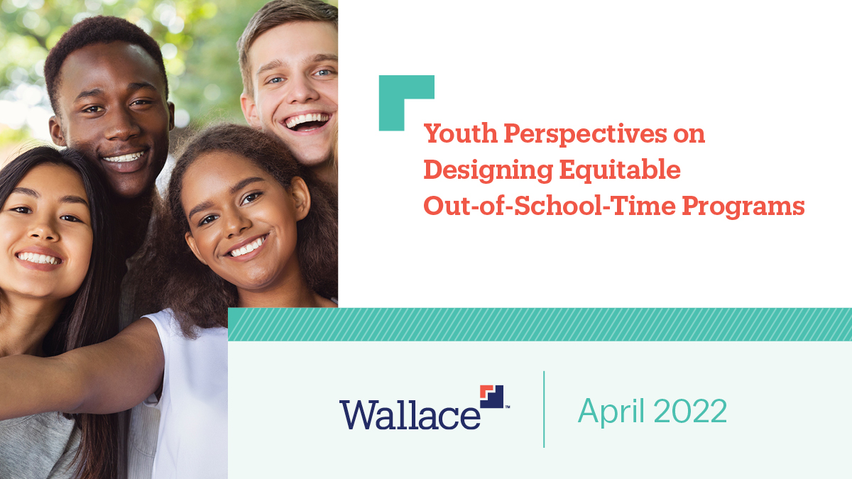 New study from <a href="/Wallacefdn/">Wallace Foundation</a> explores both experiences of and barriers to participation in out-of-school-time programs from the perspective of young people. Read the brief: bit.ly/37oiF5y #edequity #OST