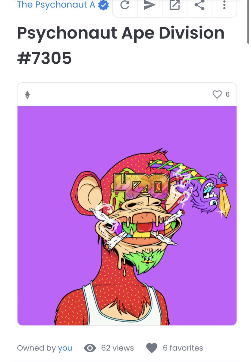 ⚡️ #NFT GIVEAWAY ⚡️

PSYCHONAUT APE UP FOR GRABS 🔥 This giveaway is open to EVERYONE <a href="/PsychonautApeD/">Psychonaut Ape Division</a> 

RULES
⚡️FOLLOW ME
⚡️RETWEET
⚡️TAG 3 DEGENS 

WINNER IN 12 HOURS BLOW THIS UP⏳

#NFT #NFTCommunity #NFTGiveaway #BAYC #MAYC #BTC #PAD