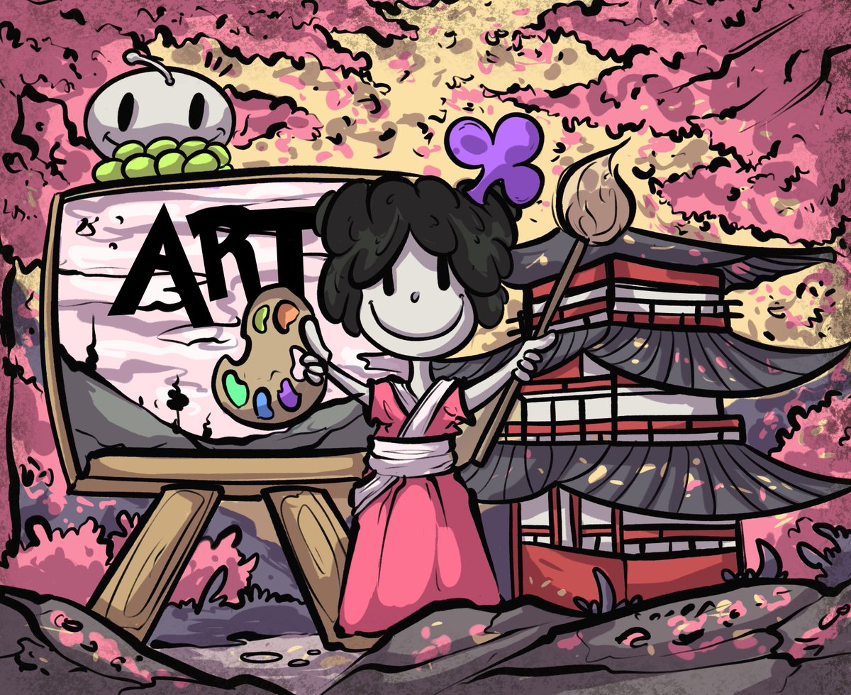 Loomiheads's tweet photo. We would like to invite all artist to join our community. Starting today we will be hosting a art contest for all. To enter please do the following:
 
1⃣Join the discord: https://t.co/Q0wbIBmt2Q
2⃣Create a original Japanese style art piece that includes a SideKick
3⃣Submit entry https://t.co/OYchTzlxdh