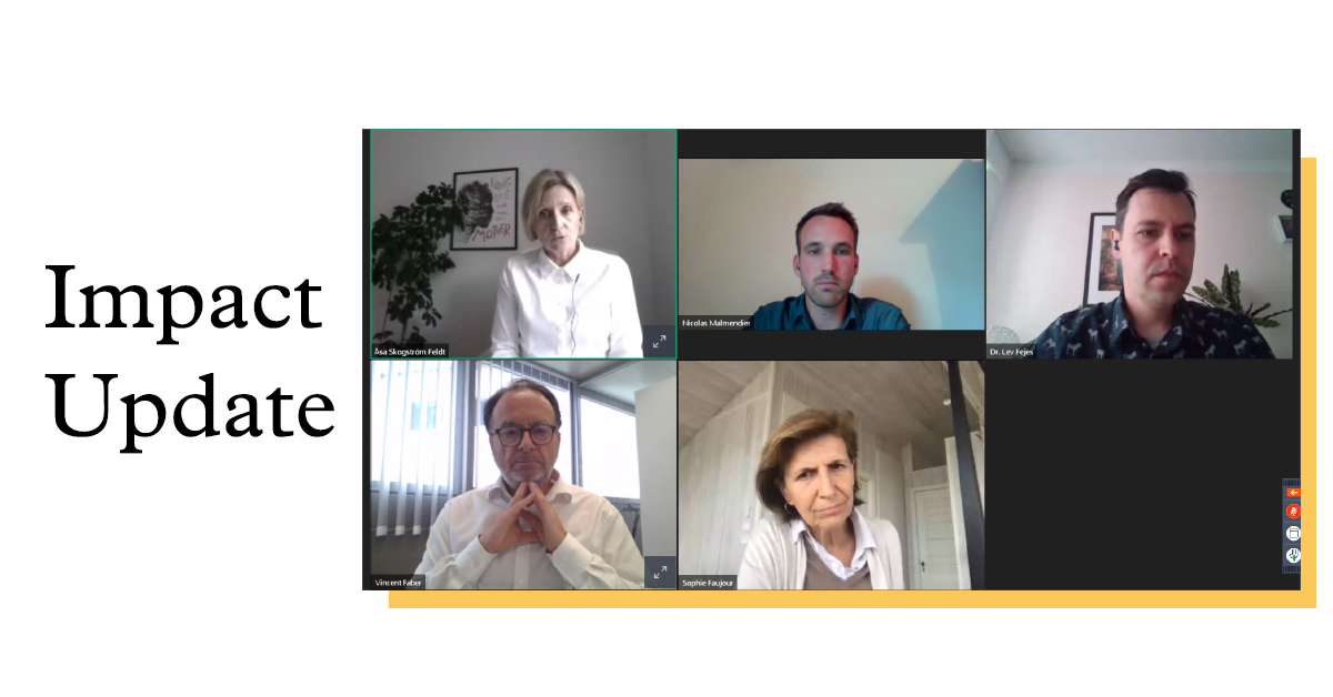 impacteuropenet's tweet photo. Independent yet connected: During today's webinar we discussed Corporate Social Investing and #ImpactIntegrity.
A big thanks to our experts and all participants for the great conversation! To be continued... 🍏 https://t.co/dU0TdwHh2t https://t.co/KZa5Z0jFmT