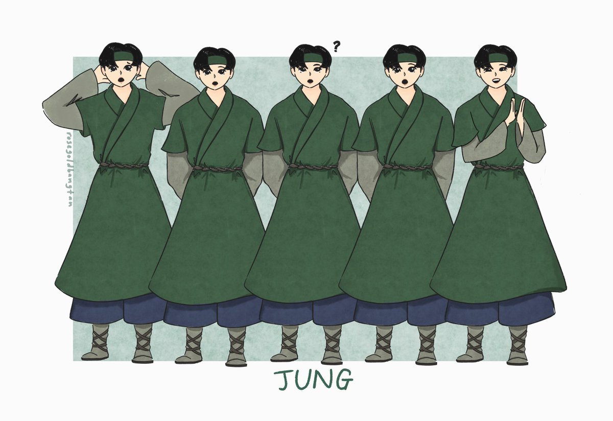 rosegoldbangtan's tweet photo. Daechwita: An Interactive Story - Character Sheet: Jung 🌾
#2YearsWithDaechwita #2YearsWithD2  #btsfanart #jungkook https://t.co/CC0bntFxEI