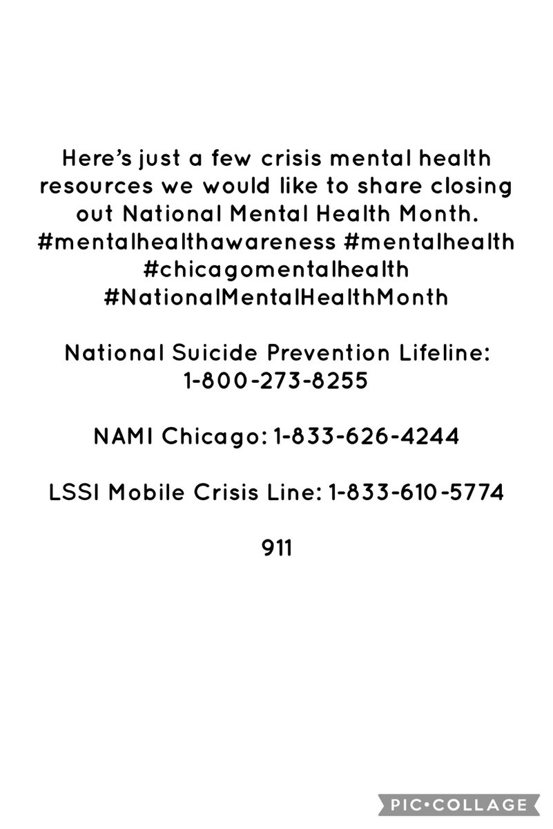 CareRelief1's tweet photo. Check out our Mental Health Resources!! #Mentalhealth #MentalHealthAwarenessMonth #chicagomentalhealth #carereliefllc https://t.co/BokvuBkvad