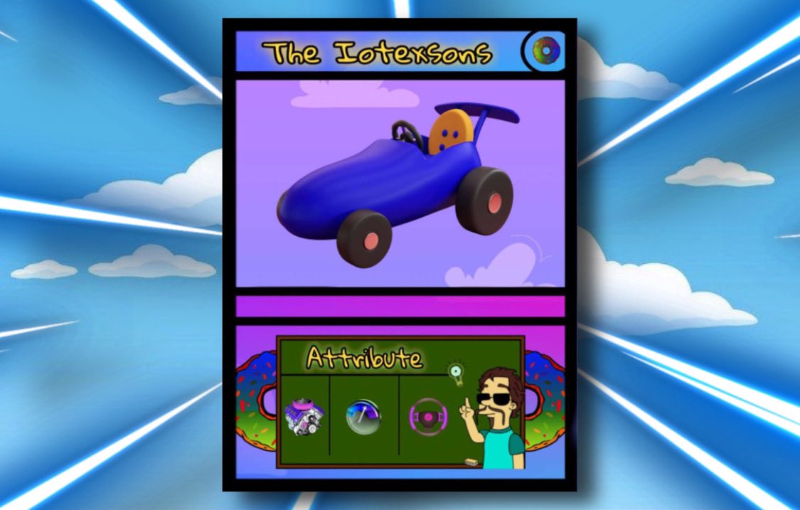 We decided to do a FCFS round 💥

Period: 2022.05.28 12:00 UTC - 2022.06.11 12:00 UTC

Package: 2 Kart NFTs for the price of 1000 $IOTX including fees

A maximum of 1000 karts (500packages)

Savings compared to the regular selling price 600 IOTX

After that back to normal price