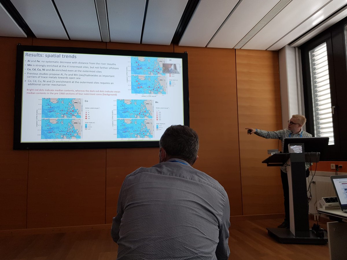 Felt a little bit rusty, but did present about trace metal loading from acid sulfate soils to the Kvarken archipelago, northern Baltic Sea. #EGU22 @SmartSeaProject @GTK_FI #marinegeology Pic: @mareike_paul