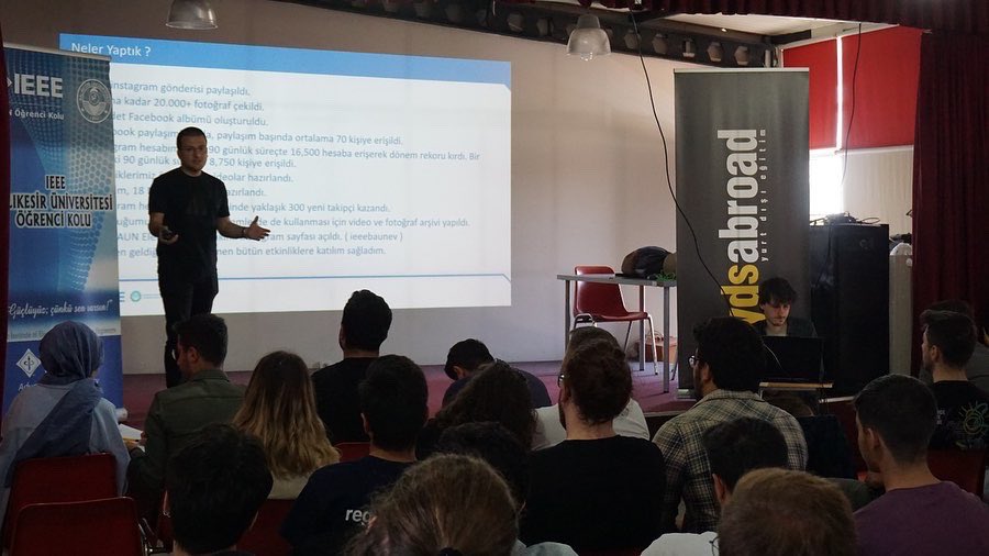 ieeebaunsb's tweet photo. IEEE BAUN Öğrenci Topluluğu olarak 21 Mayıs Cumartesi günü 2021-2022 Dönem Sonu Genel Kurul Toplantısı’nı YDS Academy’de gerçekleştirdik. Topluluğumuzun 1 yıl içerisindeki faaliyetlerinin Yönetim Kurulu Başkanı Mehmet Emin ALTAY’ın ve idari kurul üyelerinin sunumları https://t.co/ZJjJiIKeqT