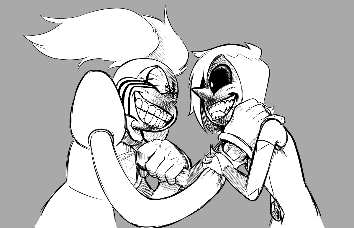 look at these two with their big smiles