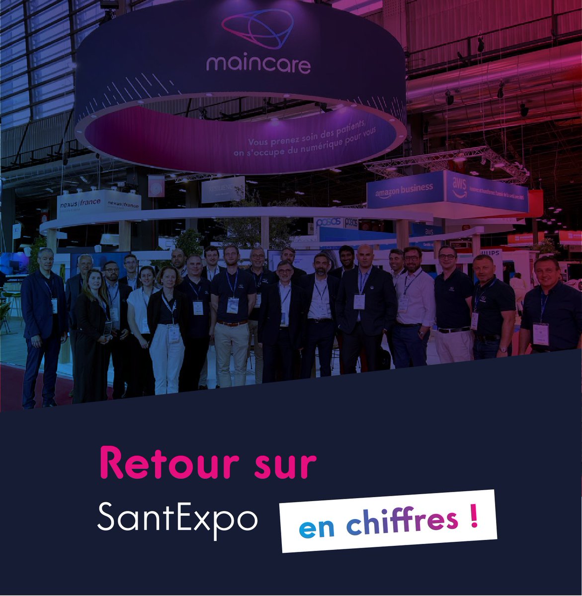 MaincareFR's tweet photo. #SantExpo

SantExpo en chiffres 👇​

Nous souhaitions vous remercier une fois encore pour votre participation et pour ces moments de partage et d'échanges sur notre stand😀

RDV pour la prochaine édition de SantExpo en 2023 !

Pensez-vous qu'on a surestimé le dernier chiffre ?🤔 https://t.co/iXi04KhiJg