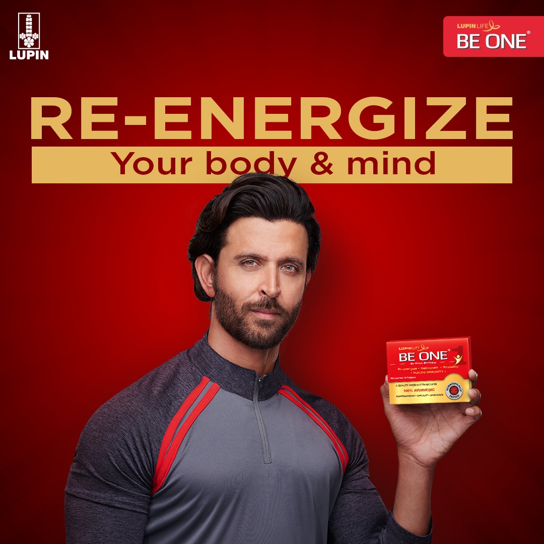 Nothing can stop you when you’re the best version of yourself. Whether it’s spending those extra minutes with your family or helping out a colleague after hours, stay energized 24X7 with #BeOne
To know more visit lupinlifebeone.com

#Energy #HealthyBodyAndMind #HrithikRoshan