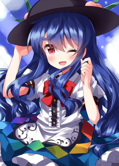 #深夜の真剣お絵描き60分一本勝負 比那名居天子 
