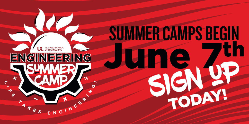 From robotics and coding to 3D printing, Speed School has a summer camp full of fun for students 3rd grade to seniors in high school. Learn more at uofl.me/3NB8J8b