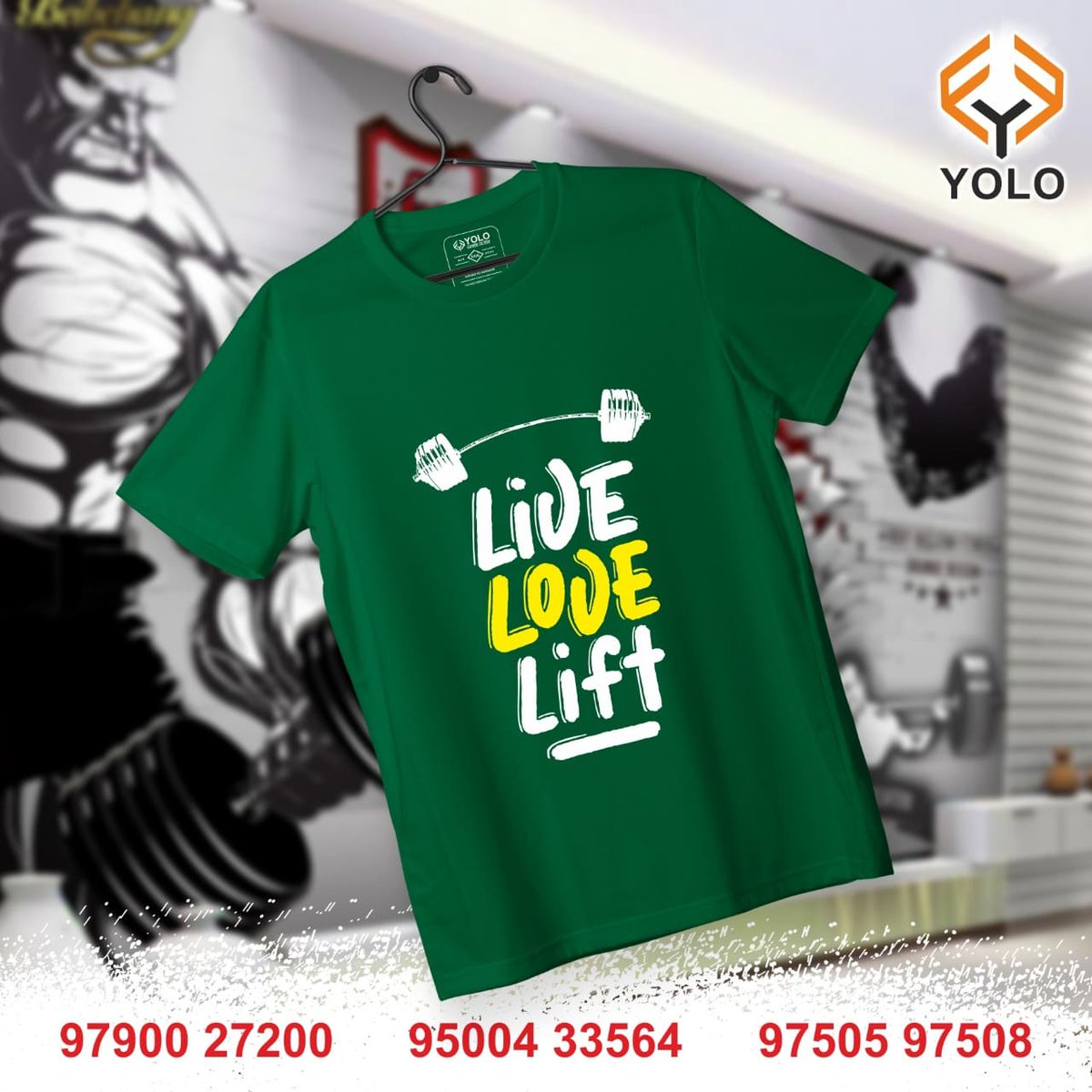 Live love lift 🏋🏻‍♀️🏋️

#music #musiclove #lyrics #songs #art #games #dance #dancelife #gym #gymmotivation #doexercises🏋️‍♀️ #gymworkout #gymtime #gymtshirts #gymcollection #yolo #cottontshirts #tshirtsonline #customisedtshirts🖤 #tshirtprinting #printurdesigns #yolofashionfactory