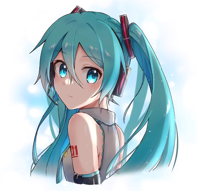 真顔ミクさん😐 