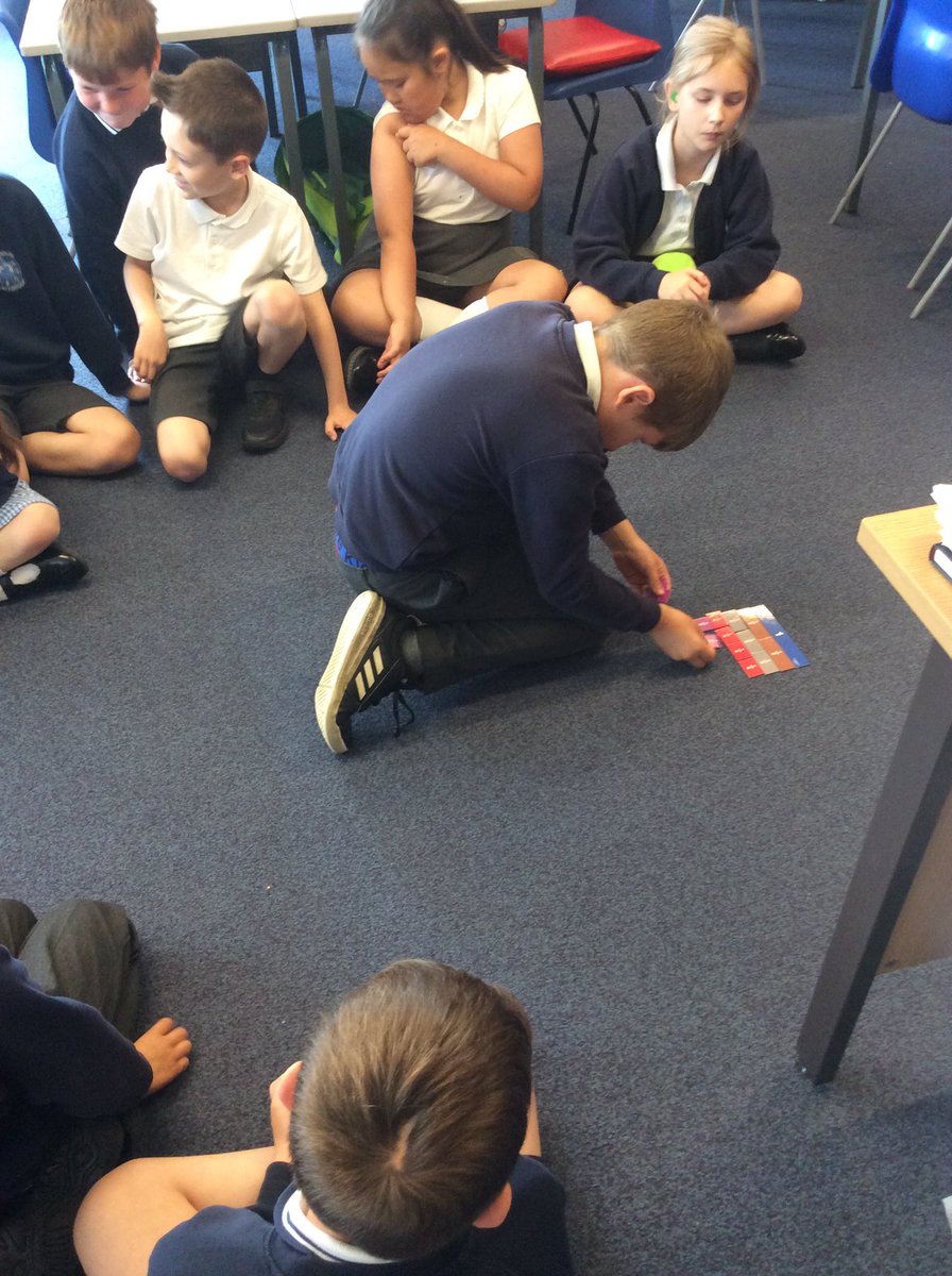 Y3_BBSM's tweet photo. Comparing fractions visually. Is two quarters greater than one fifth? #smbbmaths https://t.co/b1V8NxiRPM