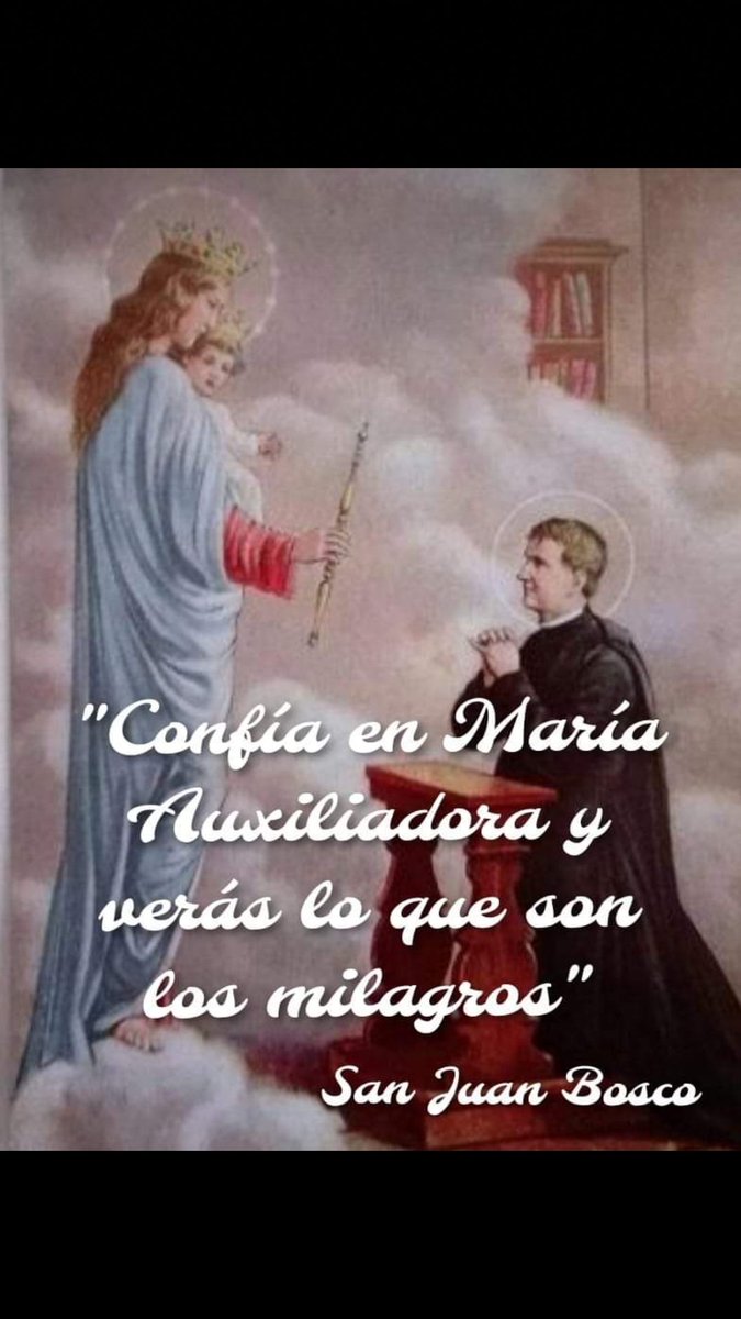 En todos los peligros invoquen a María Auxiliadora. #DonBosco