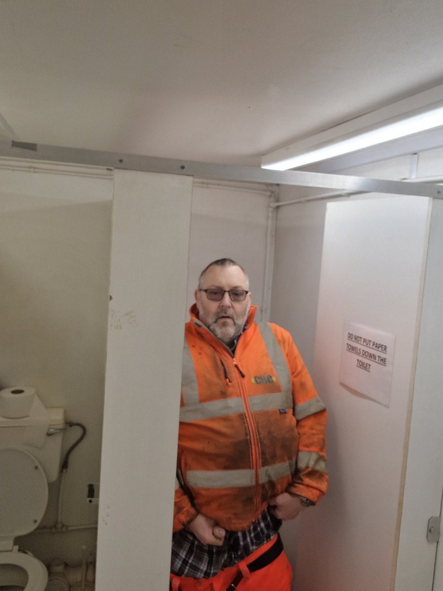 Who wants to join me for some fun in the site toilets