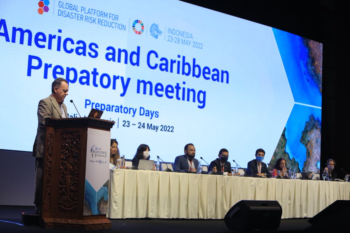 🌎The Americas and the Caribbean is ready for the #GPDRR2022
📢Delegations and regional representatives attended the preparatory meeting along with <a href="/UNDRR_Americas/">UNDRR Américas y el Caribe</a> to address specific details and concerns ahead of the #GPDRR2022 opening.