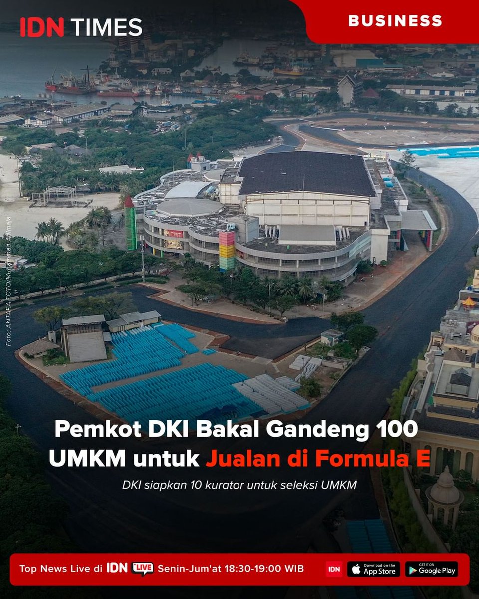 Mdy_Asmara1701's tweet photo. DKI Bakal Gandeng 100 UMKM Jual Produk di Formula E

Barakallah 🙏 https://t.co/bFtk0D6B0j https://t.co/R4NDgAHrKV