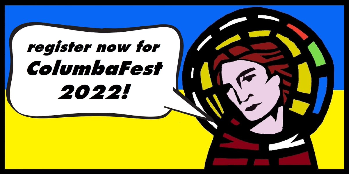 WildGooseRG's tweet photo. Tickets available for ColumbaFest 2022! 
Register for 11th June through Eventbrite - https://t.co/ugIw9RO43x
Full programme coming soon... https://t.co/UMXVr1upJi