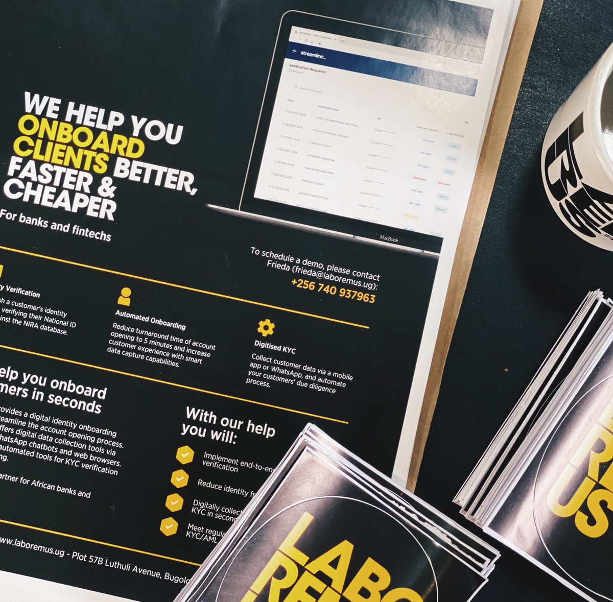 Last-minute preparation for tomorrow!

We are hosting bankers and fintechs for breakfast with a side of #KYC and #CustomerOnboarding. 

We will be sharing some of the highlights and lessons here as well!