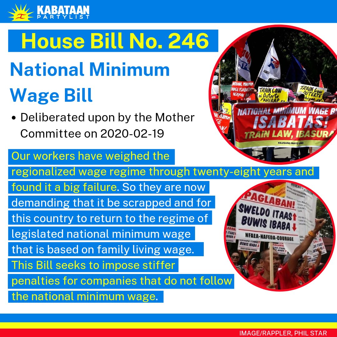 KabataanPL's tweet photo. KABATAAN PARTYLIST HOME STRETCH LEGISLATIVE AGENDA FOR 18TH CONGRESS

In its last six session days, Kabataan Partylist seeks the passage of some key legislative measures into law before sine die adjournment. https://t.co/bX616obsAK