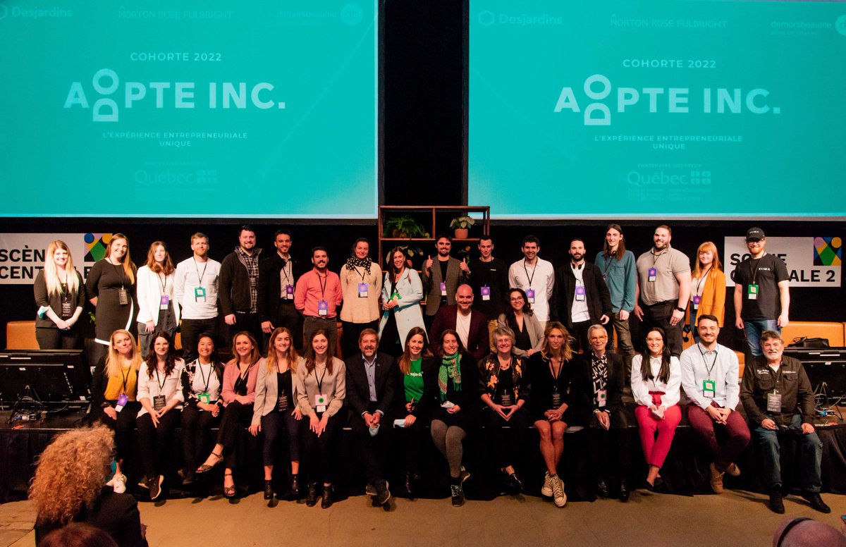 Our founder Thomas Paquin-Lamontagne is now one of the 25 emerging entrepreneurs of Quebec! We are gratified by this opportunity which is as important for Thomas as it is for Visao! A big thank you to the co-founders @NicolasDuvernois and <a href="/AnneMarcotte/">Anne Marcotte</a>  🏆 <a href="/adopte_inc/">Adopte inc.</a>