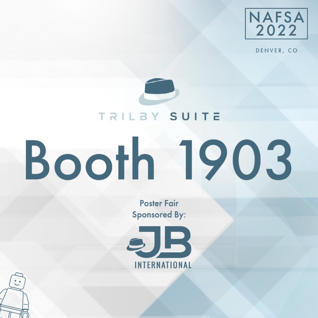 intl_jb's tweet photo. Next week, we'll be building something cool at the @NAFSA Annual Conference. Join us in Booth 1903. #jbintl #trilbysuite #NAFSA22 #sponsors #community #intled #conference #exhibitors #weback https://t.co/Y4Iq3Xg0H5