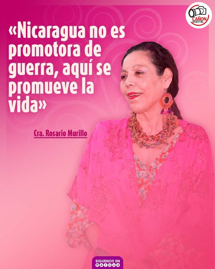 En #Nicaragua promovemos la vida y la paz. #VictoriasDeLaPaz #24Mayo. 👏👏👏👏👏