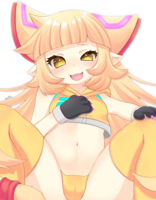 I made an art trade with Stario-san❣️ Thanks for the opportunity to paint your sweetie❤️ It was fun☺️ 