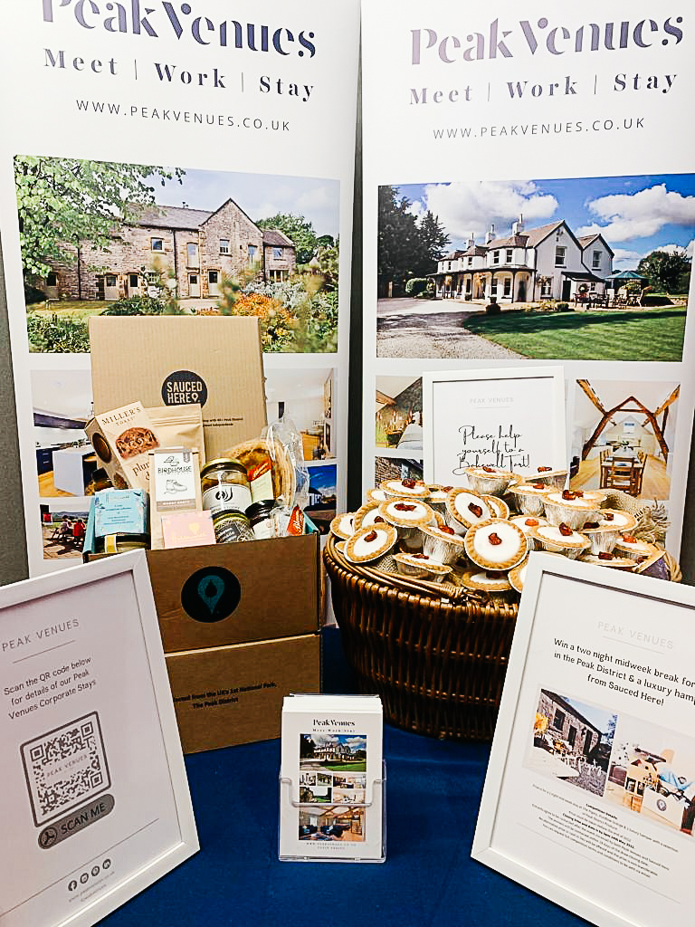 PeakVenues's tweet photo. We're at #CHSLeeds with our partners @SaucedHere  today talking to people about corporate team retreats https://t.co/caQF88Q7FV