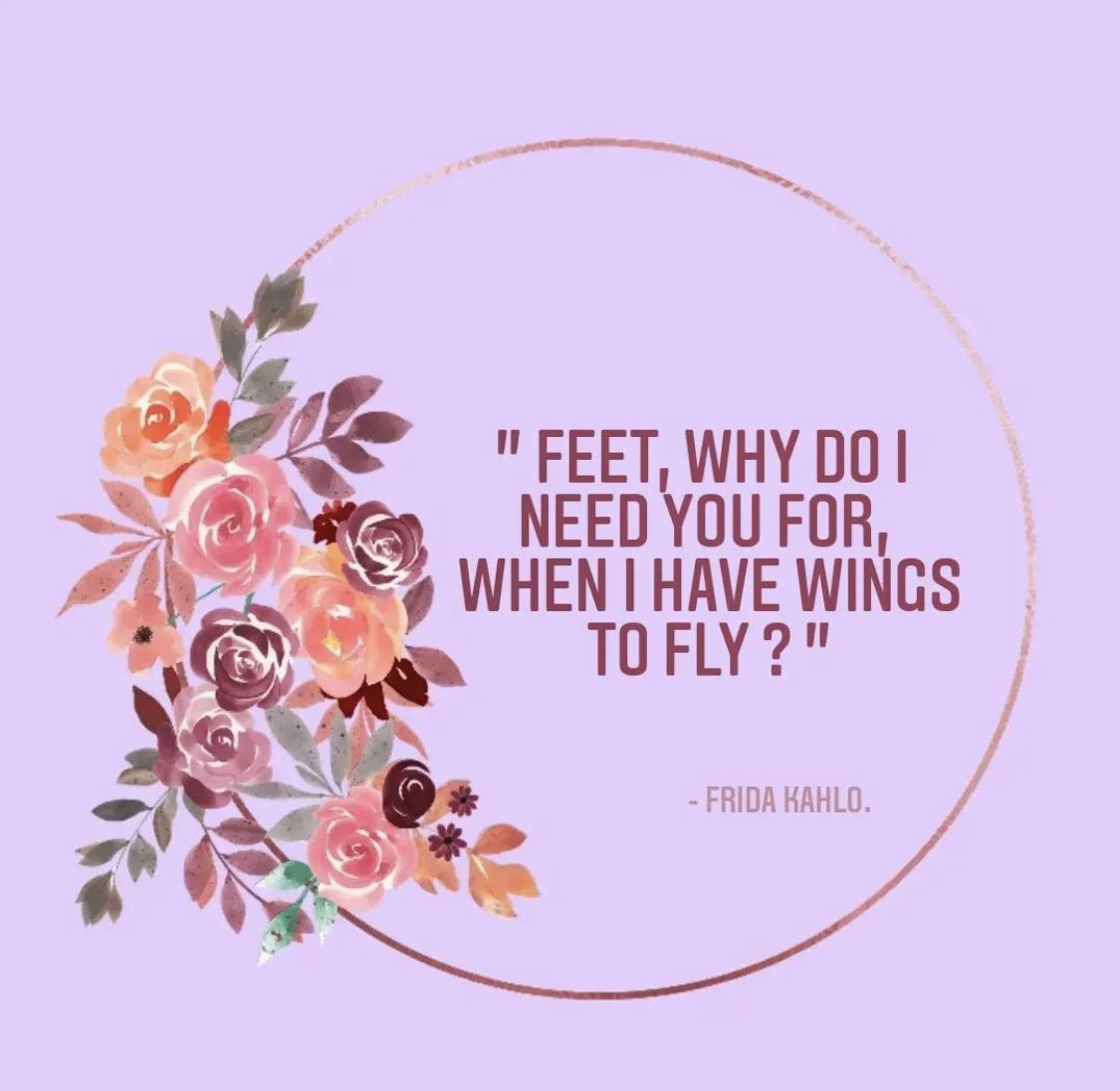 MHBcollection's tweet photo. Another memorable quote that Frida left us🦋🦋🦋
“Feet, why do I need you for, when I have wings to fly?”
🇲🇽Original language: “Pies, para que los quiero, si tengo alas para volar?”
#FridaKahlo #fridakahloquotes #NFTCommunity #NFTs #NFTGiveaway #nftart #Ethereum #opensea https://t.co/HQmilTIA8M