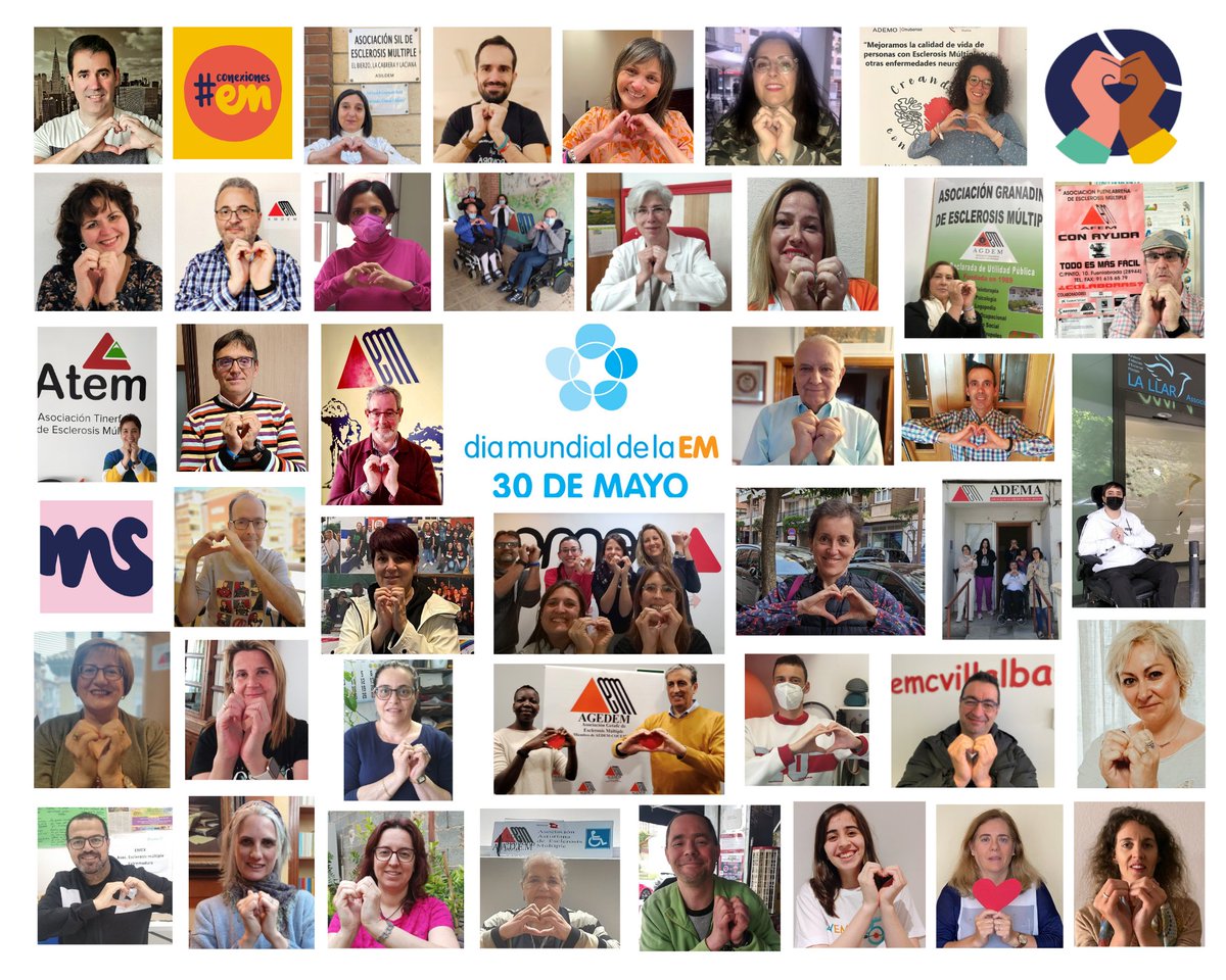 Avempo's tweet photo. En el marco del Día Mundial #EsclerosisMúltiple, nos sumamos a la campaña #ConexionesEM❤️ junto al resto de entidades de @aedemesclerosis, que busca visibilizar el impacto del diagnóstico en la vida laboral, personal o sexual de las personas con #EM y reivindicar sus derechos. https://t.co/L2uU9zOroy