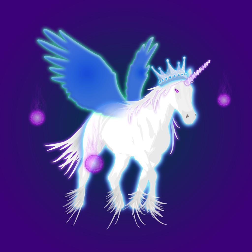 blessings_nft's tweet photo. gm 🦄’s, I hope everyone has a lovely day. Here is a Patronus unicorn to brighten up your day. 
#NFTCommunity #SolanaNFTs #womeninweb3 https://t.co/pAkBY8JP7k