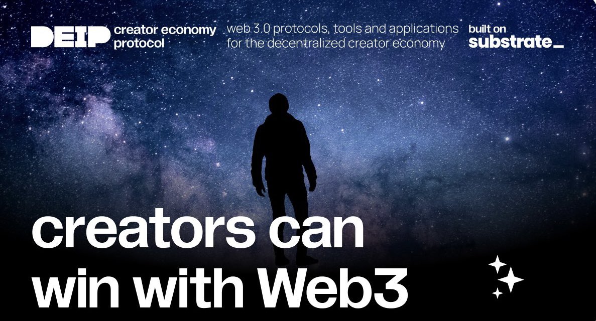 DEIP_World's tweet photo. ๐ Creators can win with Web3 and new tools after Web2 failed them.
Read the thread to know how ๐งตโฌ
#godeip #DEIP https://t.co/8gwOpZDWko