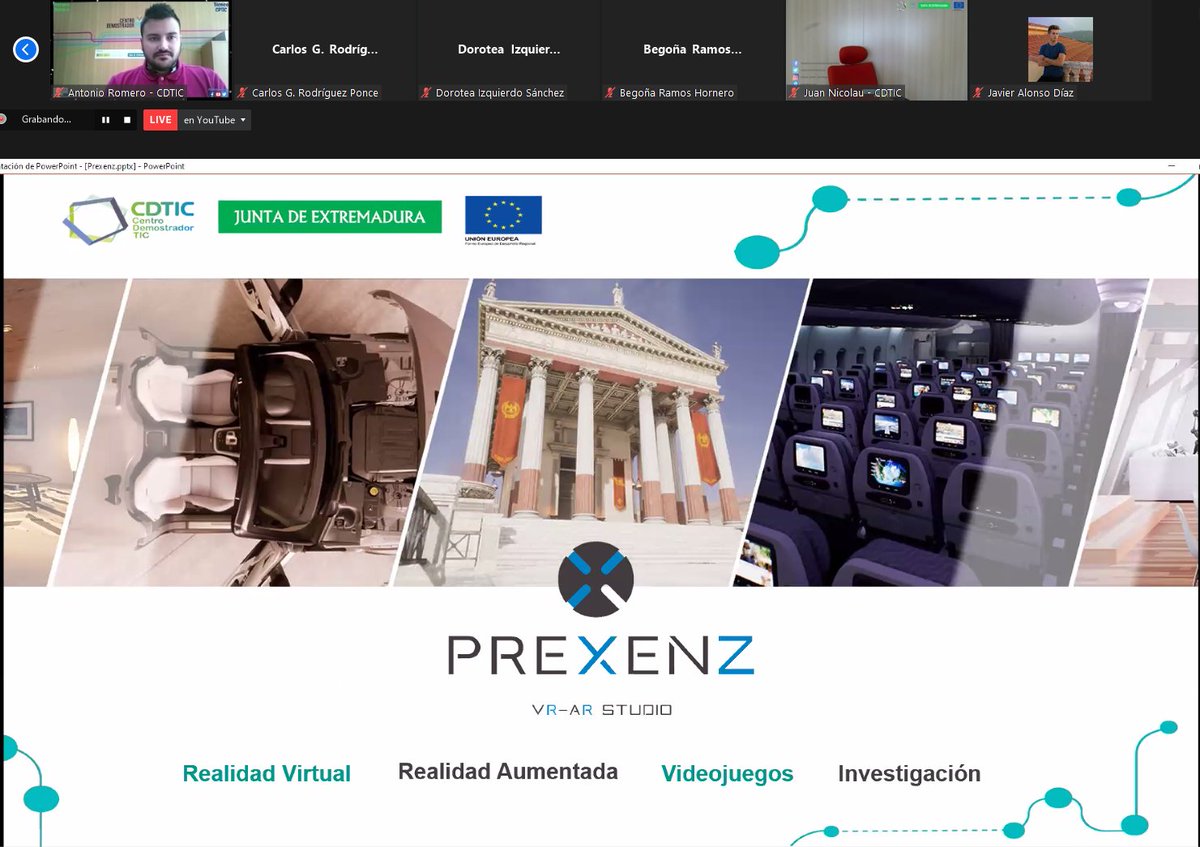 Dña. María Acevedo Godoy, CEO de <a href="/Prexenz/">Prexenz VR-AR Studio</a> nos explicará como desde la región se realizan proyectos de realidad virtual y aumentada, tecnología del siglo XXI que se desarrolla en nuestra región.