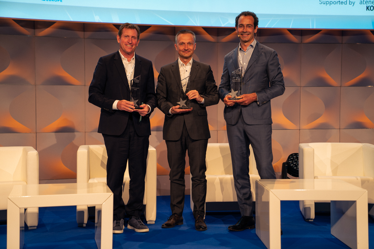 FTTHCouncilEU's tweet photo. We're finally happy to announce this year's #FTTH Awards winners: Alex Goldblum - CEO of @Eurofiber for the Charles Kao Award, Jacek Wiśniewski - CEO of NEXERA for the Individual Award, and @CityFibre for the Operator Award. Congratulations to the winners, well deserved! 
#FTTH22 https://t.co/0Fr8HoWE89
