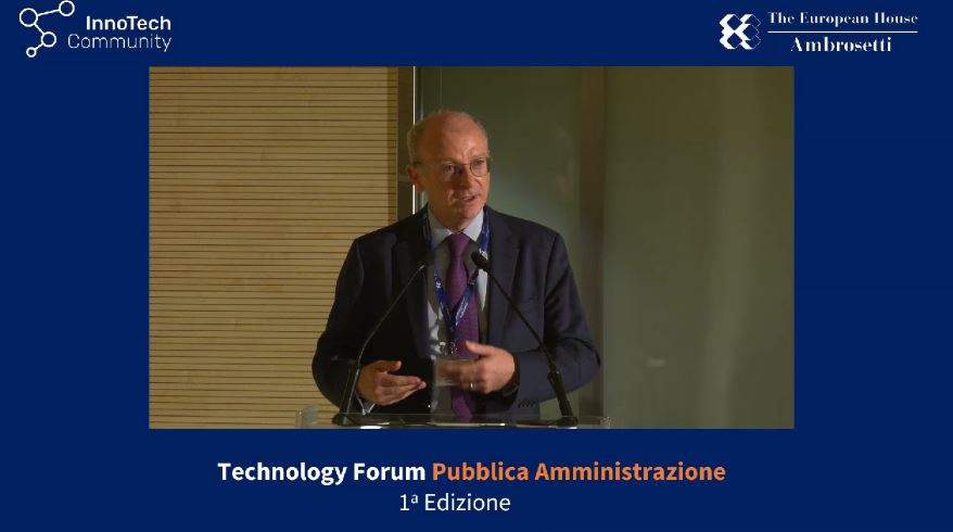 Ambrosetti_'s tweet image. #TechForum2022PA #TFW2022 Bernardo Giorgio Mattarella @UniLUISS interviene sull&apos;interscambio tra #digitale e #PA