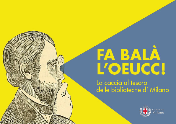 Fa balà l’oeucc!
In occasione della Settimana per i Diritti dell’Infanzia (23-29 maggio), il #SistemaBibliotecarioMilano propone una #cacciaaltesoro 🕵️‍♀️
Aguzzate lo sguardo per scoprire i segreti delle biblioteche cittadine (e di #WOWSpazioFumetto!)

➡️milano.biblioteche.it/news/cacciates…