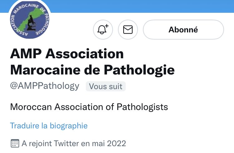 elattar_hicham's tweet photo. @AMPPathology good news ! Please all pathologists follow this new account ! @sza_jhcyto @AMPath @ASCP_Chicago @SFPathol @KMirza @PathElective @ESP_Pathology #Maroc #pathology https://t.co/rB6FG1EHqY