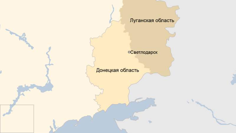Светлодарск донецкая область карта