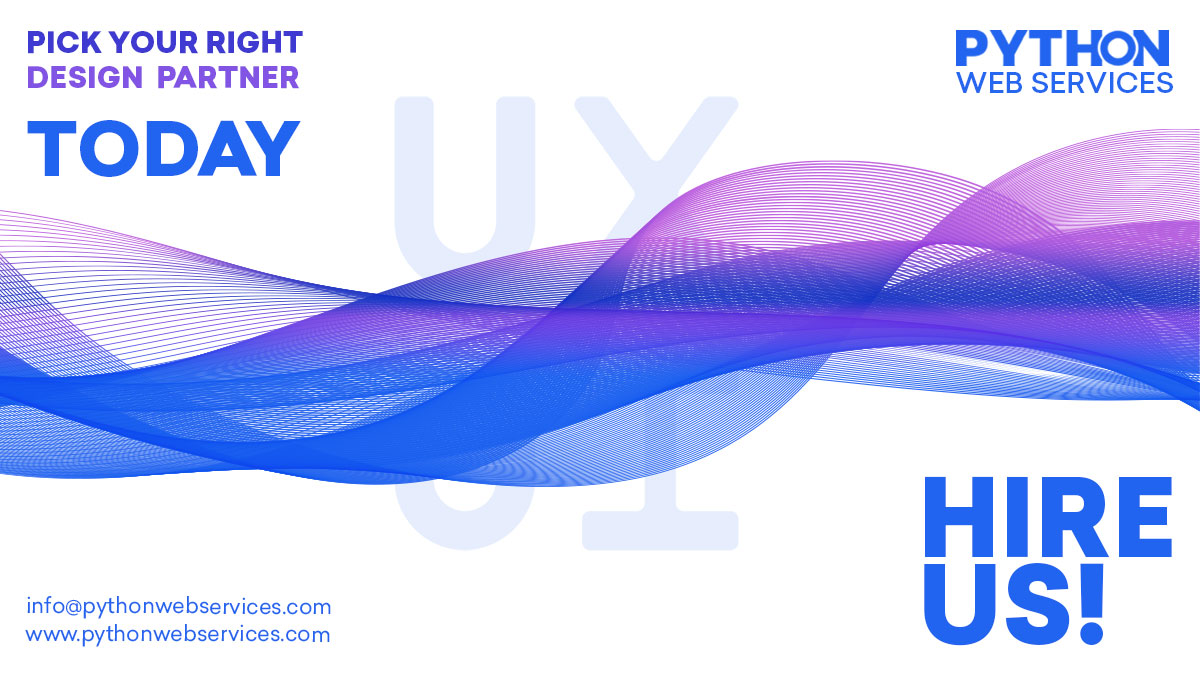 pythonwebservic's tweet image. Pic your right #Design Partner today!
Hire us!
pythonwebservices.com
Email: info@pythonwebservices.com
Phone number: +91-9990212007
#pythonwebservices #pythonwebservicesindia #designer #designing #websitedesign #graphicdesigner #graphicsdesign #flyerdesign #pdfdesign