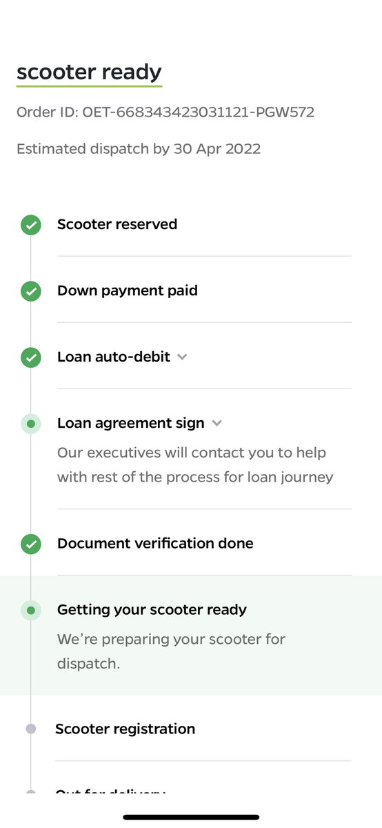 Naeem_Rickstar's tweet photo. @bhash @OlaElectric @OlaScooter it’s being more then 2 months from booking, i have not received my bike or any update.
I have dropped more then 7 emails regarding same but from past 30 days status is same, Can i get any update regarding same, or OLA is just trying to play around https://t.co/8Bo494FaVh