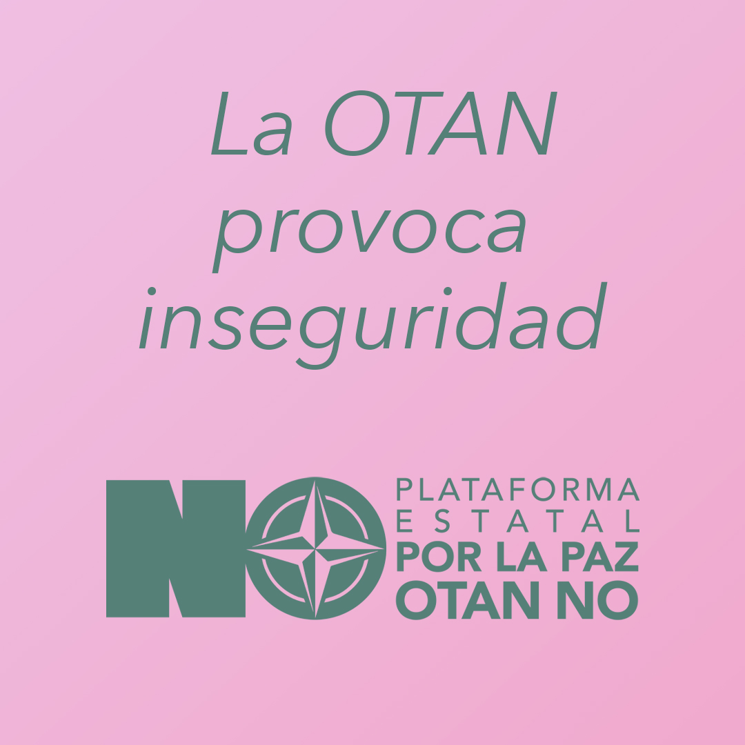 EU_SantFeliu's tweet photo. L'OTAN només ens porta inseguretat.

Va pasar a Iugoslàvia, l'Iraq, Líbia o l'Afganistan, on l'#OTAN va portar desestabilització, destrucció i reculades en el ple exercici dels drets socials i humans de les persones en les zones intervingudes.

#PlataformaPorLaPaz #OTANNO https://t.co/6kkX2V54KX
