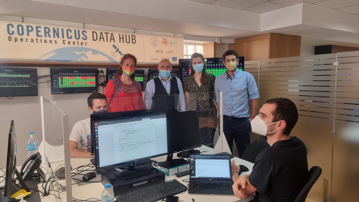 beyond_center's tweet photo. Prof. Dr Romeo Hanxhari, Head of the Department of Geography in the  University of Tirana, visited today @beyond_center premises and discussed about cooperation opportunities between @EAA_NOA and the University! https://t.co/GtRpSlij9W