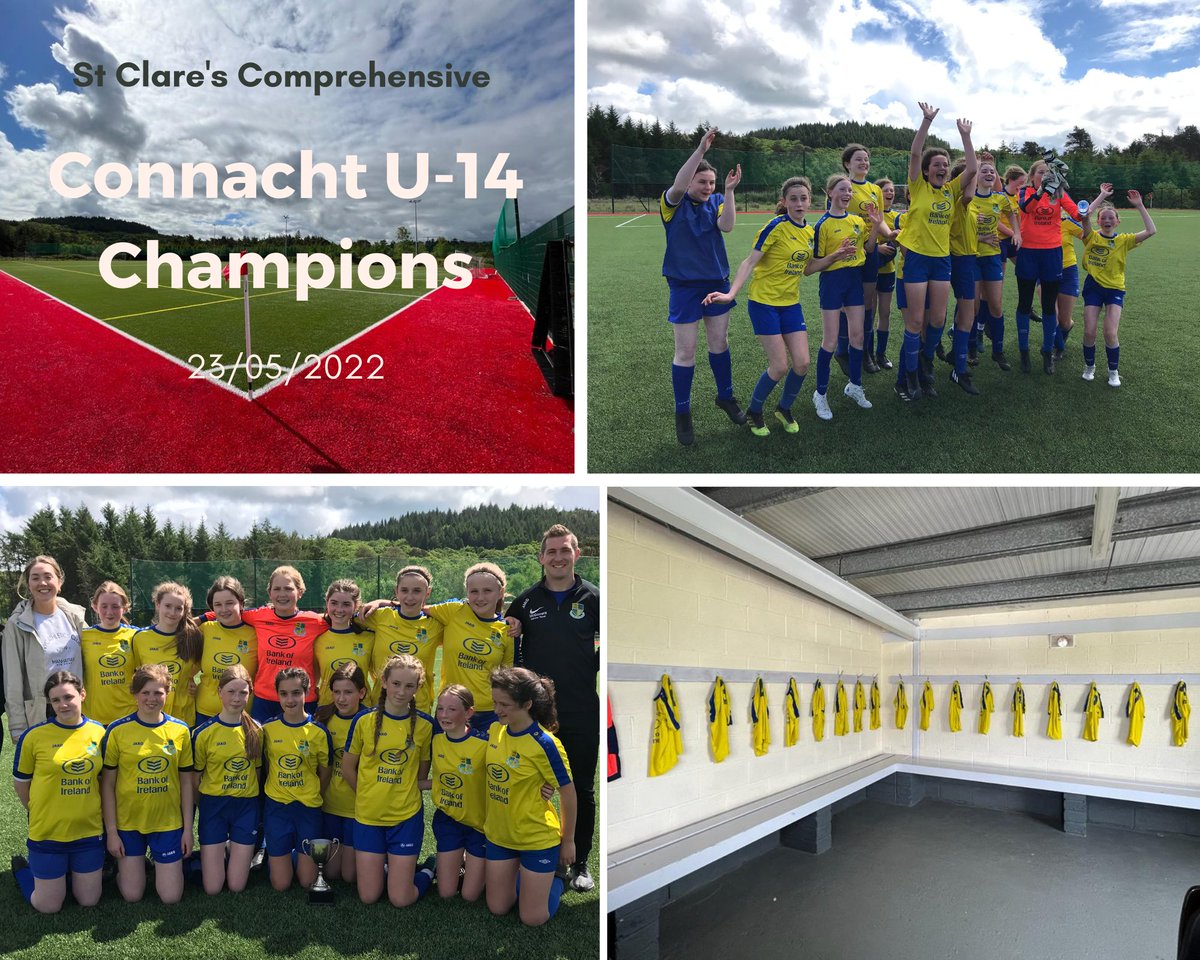 SCCS_Manor's tweet photo. Congratulations to our under 14 girls team who won the Connacht final yesterday #Champions 🥅⚽️🏆 @LeitrimLive @NAPD_IE @accsirl @OceanFmIreland https://t.co/6tefOqGLpz