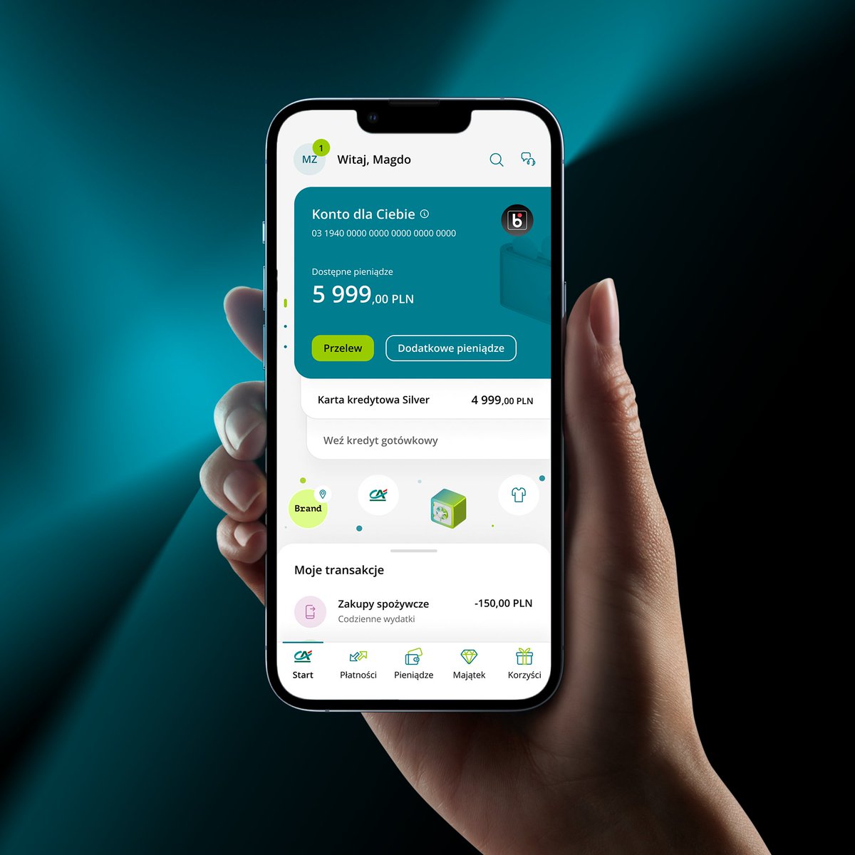 The new mobile app from Credit Agricole has just been released! Designed from scratch, it's a new opening and a new, unique experience with digital banking 👌 We had the pleasure to co-create "CA24 Mobile – pełna korzyści", being responsible for the UX/UI of the application 🎯